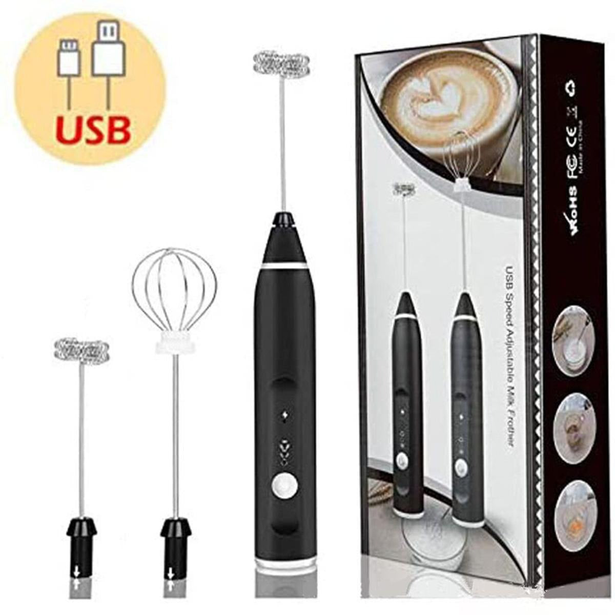 2 in 1 Handheld Whisk & Drink Mixer For Coffee