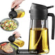 470ml Kitchen Glass Oil Sprayer Bottle