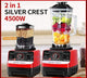 Silver Crest 2-in-1 Heavy Duty Electric Blender Juicer with 2L Jug & Powerful Grinder – Smoothies, Shakes & Ice Crushing
