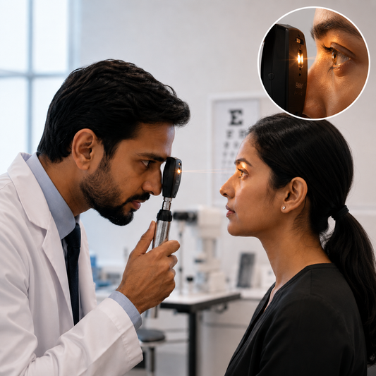 Direct Ophthalmoscope for Eye Examination