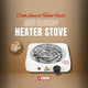 Imported Portable Mini Electric Heater Stove with Adjustable Temperatures & Hot Round Countertop Burner