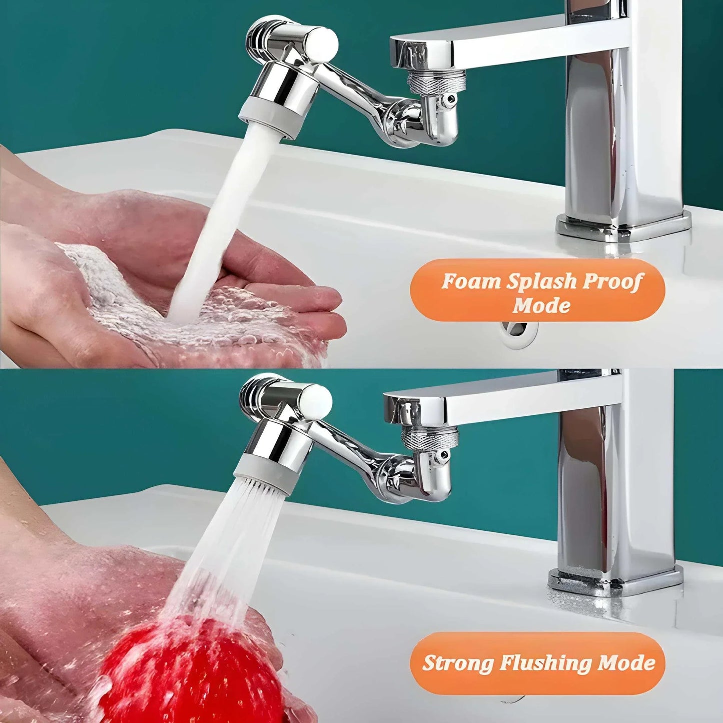1080° Rotatable Multifunctional Extension Universal Swivel Robotic Arm Faucet