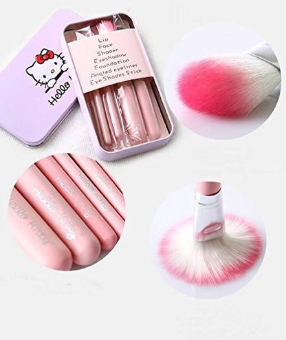 Pack of 7 Hello Kitty Makeup Brush Set