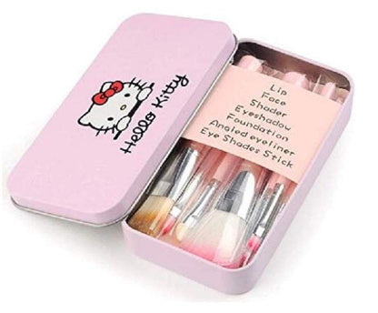 Pack of 7 Hello Kitty Makeup Brush Set