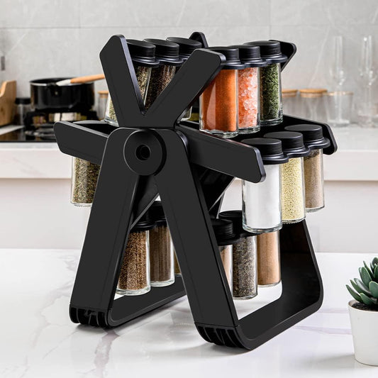 Revolving Rotating Spice Rack Set