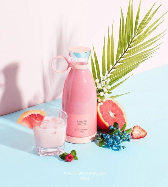 Portable 6 Blades Mini Bottle Juicer