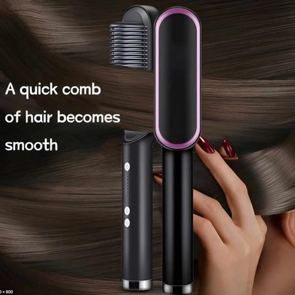 Multifunctional Professional Hair Comb Straighteners Curling Hair Iron