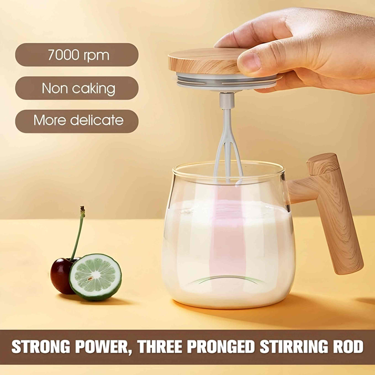 Self Stirring Coffee Mug – Electric Automatic Mixing Cup for Coffee, Milk, & Drinks