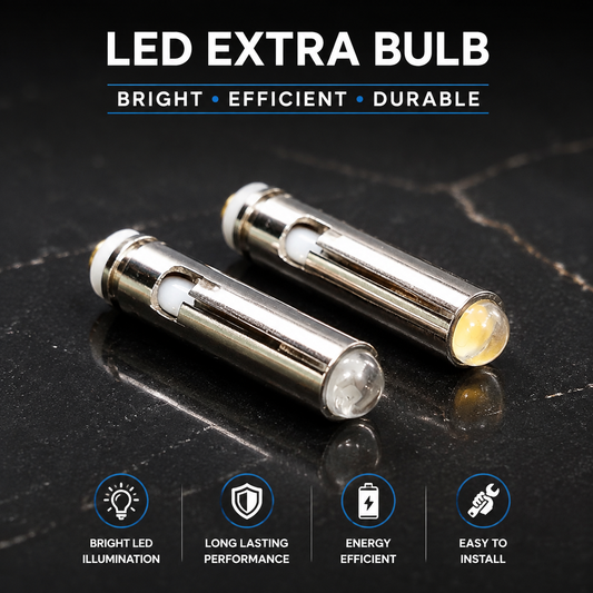 2 White LED Bulb for Otoscope | Replacement Bulb for medial Instruments