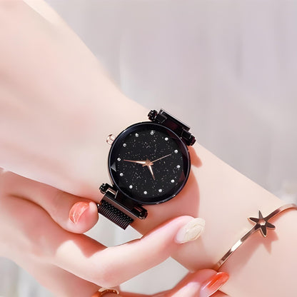 Magnet Chain Elegant Women Wrist Watch (Pack Of 2)