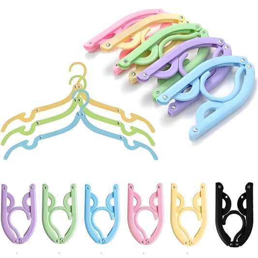 10x Foldable Clothes Hangers Set