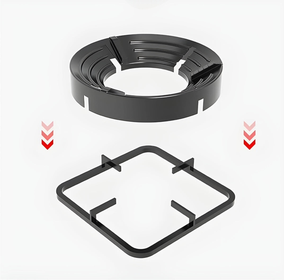 Gas Stove Cover Windproof Bracket Energy Saving Anti Slip