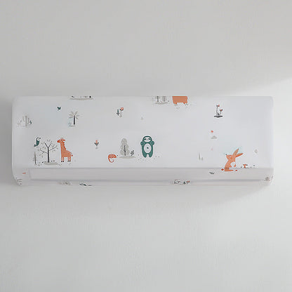 2x Cute Cartoon Printing Dust Cover For AC (1 Ton)
