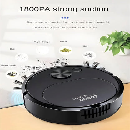 Mini Smart Sweeping Robot Rechargeable Vacuum Cleaner For Home Office