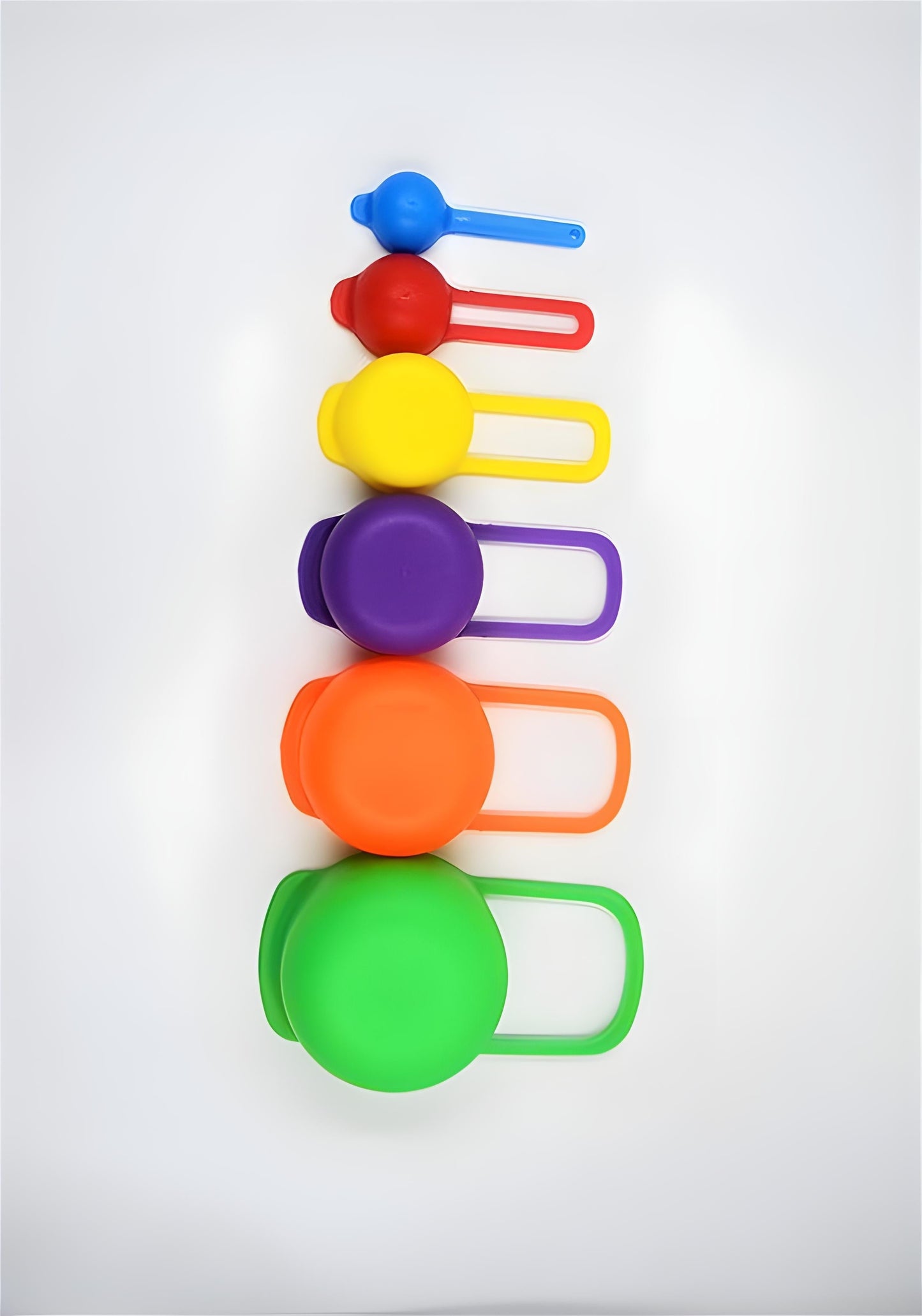 Multi Color Measuring Cup And Spoon Set – 6pcs (Random Color)