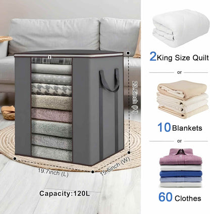 Pack Of 6 Foldable Storage Bags