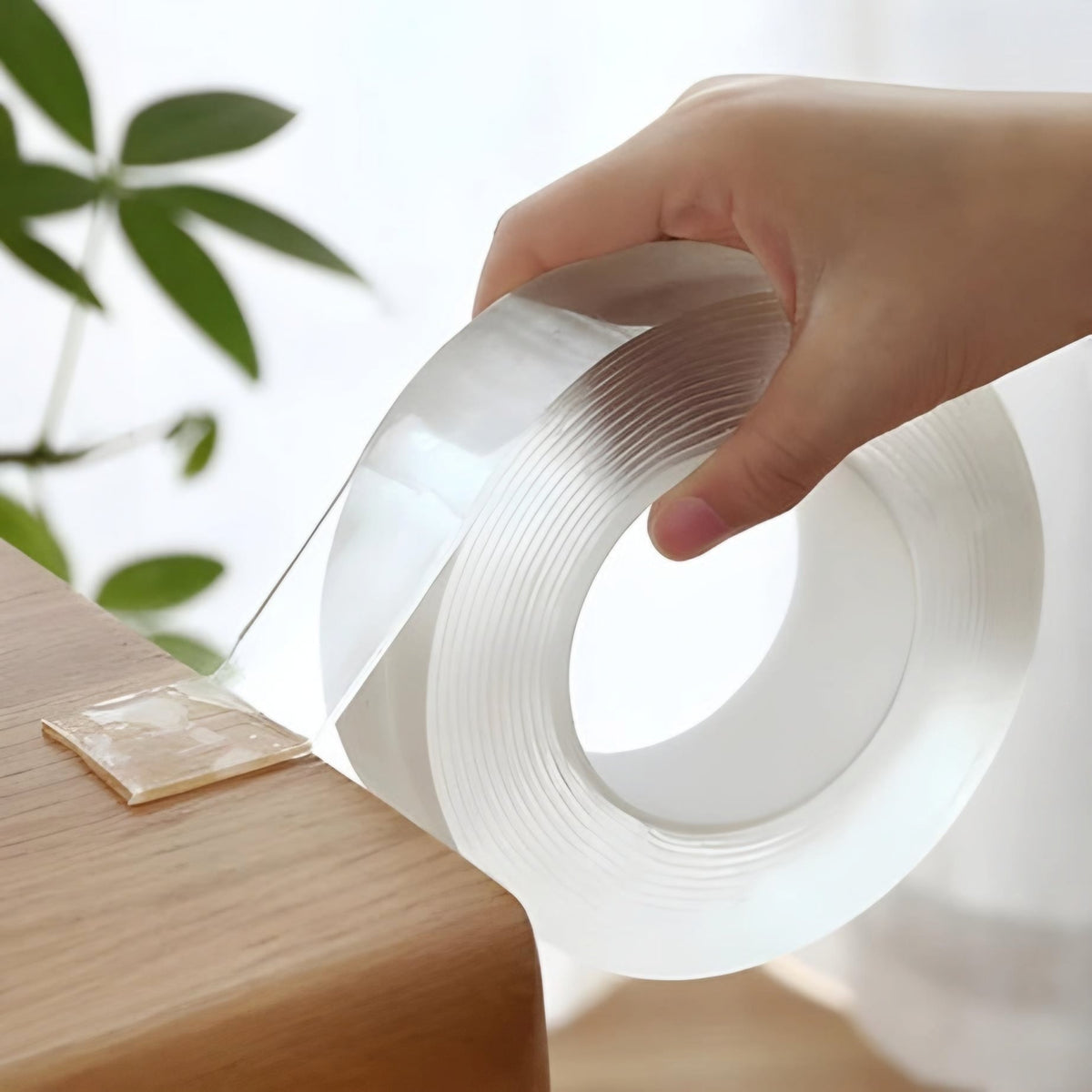 Imported Washable Reusable Nano Double Sided Transparent Tape