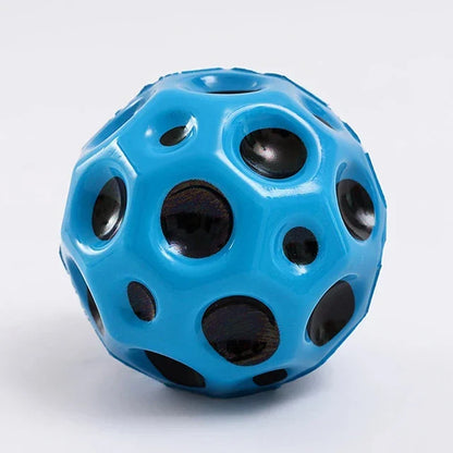 Super High Bouncing Colorful Space Moon Ball Random Color (Pack Of 2)