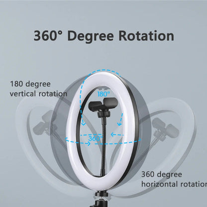 LED Selfie Ring Light for Photography Tiktok Live Stream & Makeup