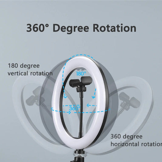 LED Selfie Ring Light for Photography Tiktok Live Stream & Makeup