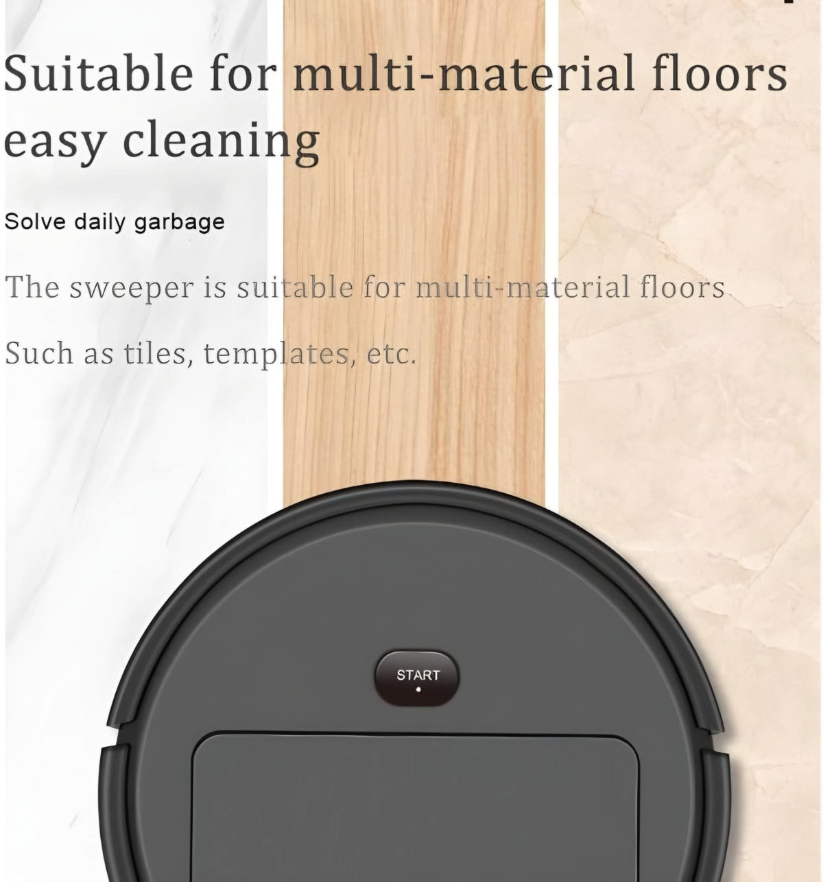 Mini Smart Sweeping Robot Rechargeable Vacuum Cleaner For Home Office