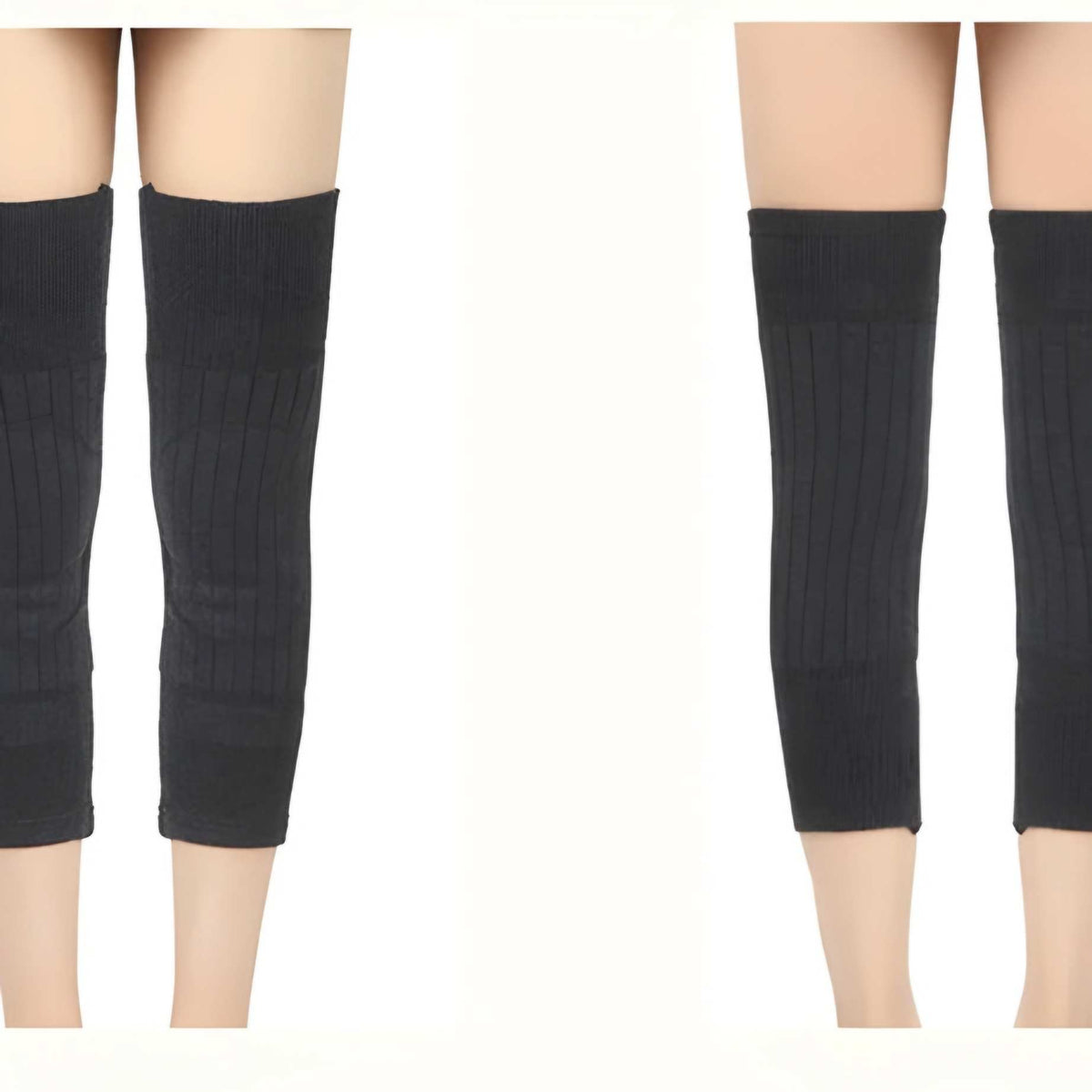 1 Pair Warm Wool Knee Pads Super Elastic Knees Sleeves Support Protector