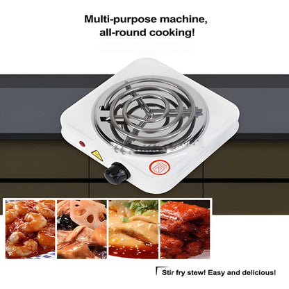 Imported Portable Mini Electric Heater Stove with Adjustable Temperatures & Hot Round Countertop Burner