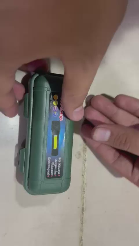 Mini Rechargeable Torch With Side Light &amp; Waterproof