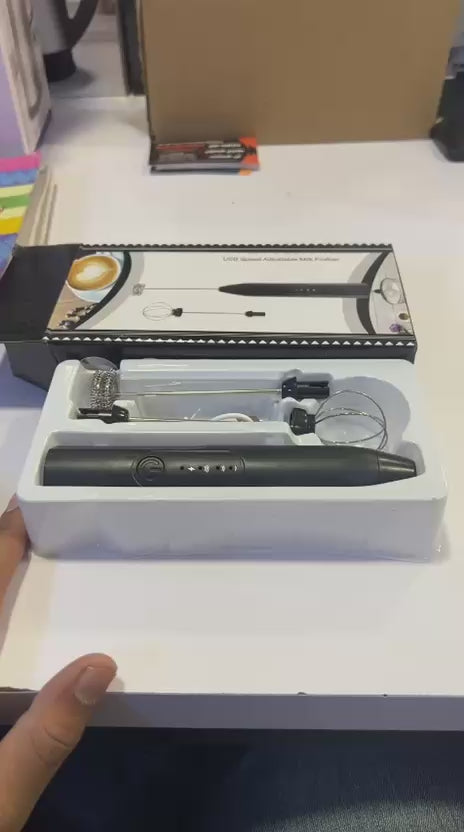 2 in 1 Handheld Whisk &amp; Drink Mixer For Coffee