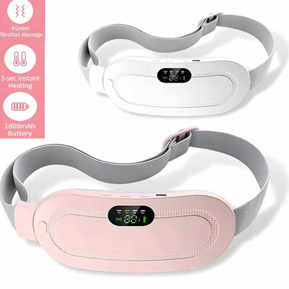 Portable Menstrual Heating Pad with 3 Heat Levels | 4 Vibration Massage Modes